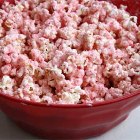 White Chocolate Peppermint Popcorn