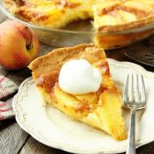 Peach Chess Pie