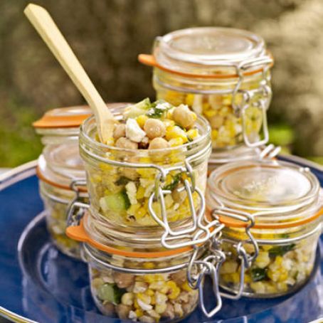 Corn and Chickpea Salad