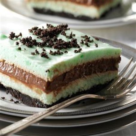 Creme de Menthe Squares Recipe