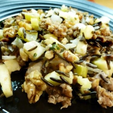 Wild Rice, Sausage and Apple Stuffing