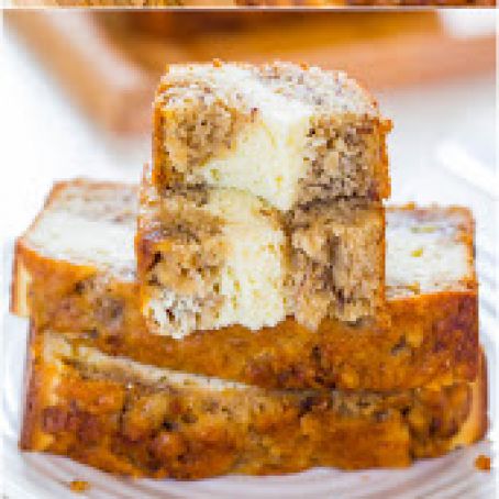 Cream Cheese-Filled Banana Bread