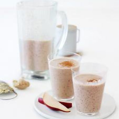 Pear, Oat, Cinnamon, And Ginger Shakes