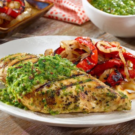 Grilled Chicken with Chimichurri Sauce