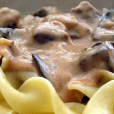 Crock-Pot Beef Stroganoff