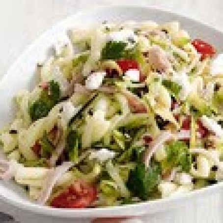 Pasta With Zucchini and Ham
