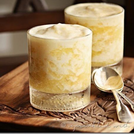 Frozen Pineapple Banana Cups