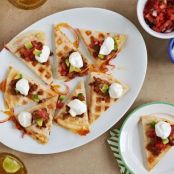 Waffled Chorizo-Cheese Quesadilla