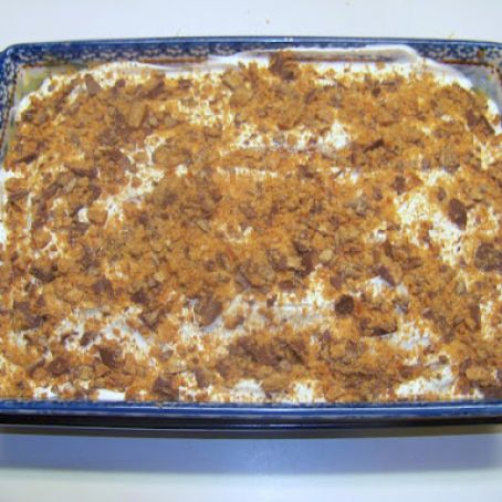 Butterfinger Caramel Chocolate Cake