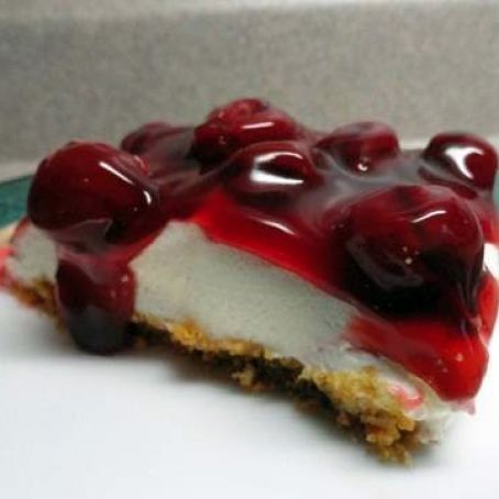 Unbaked Cherry Cheesecake