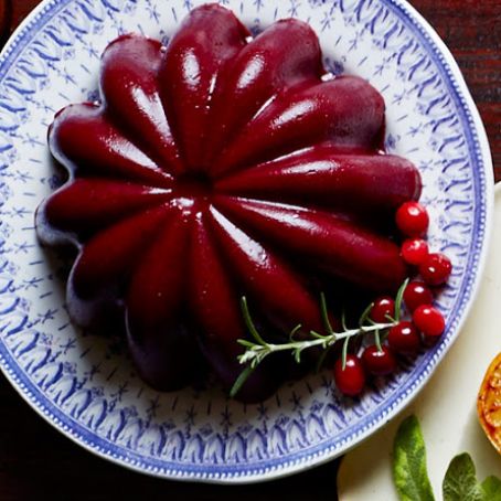 Rosemary-Port Cranberry Sauce