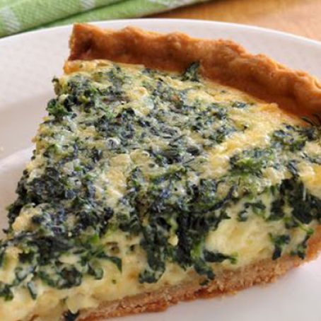 Spinach & Gruyère Quiche