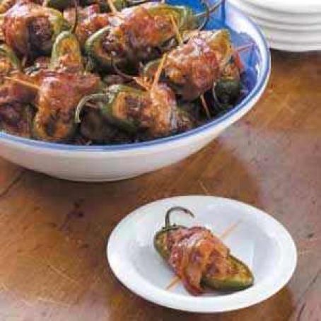 Bacon Wrapped Stuffed Jalapenos