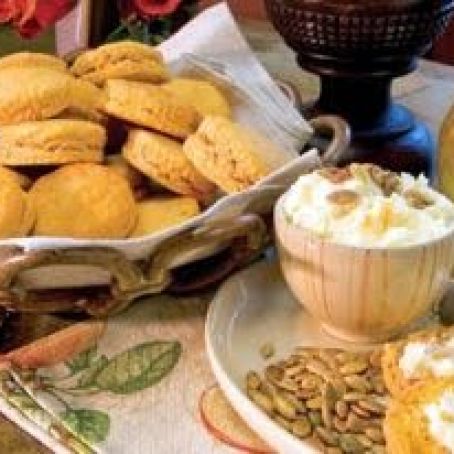 Sweet Potato Biscuits with Orange Honey Butter