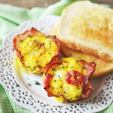 MINI HAM AND EGG FRITTATAS