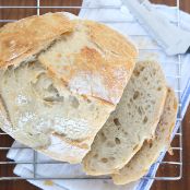 Crazy Easy Homemade 4 Ingredient Artisan Bread Recipe3 