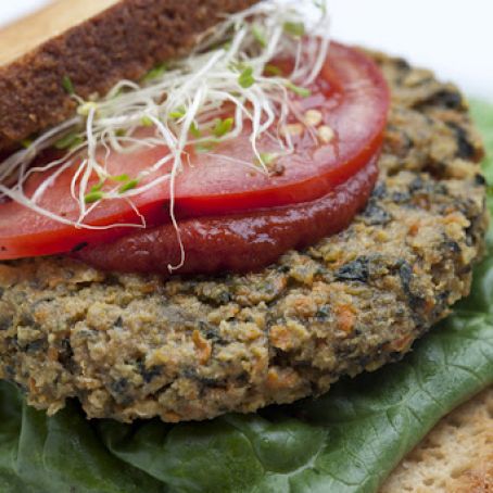 Alkaline-Grain Veggie Burgers