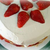 Strawberry Cream Cake