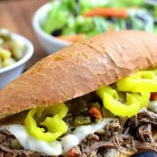 Crock Pot Italian Beef Sandwiches - Iowa Girl Eats