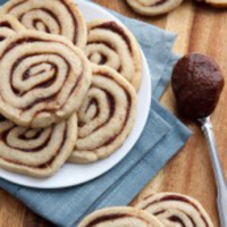 Apple Butter Pinwheel Cookies