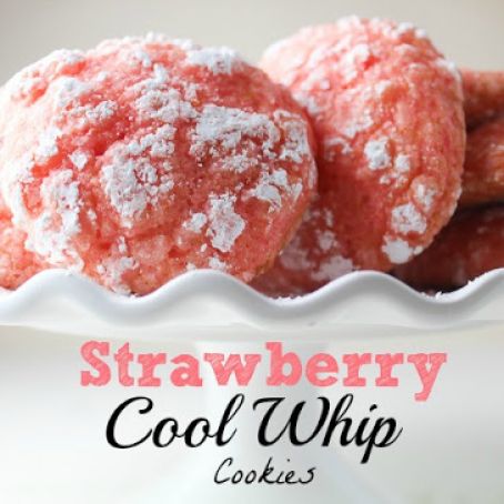 Strawberry Cool Whip Cookie