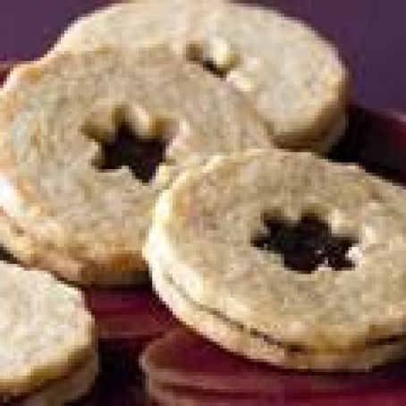 Hazelnut-Chocolate Linzer Cookies