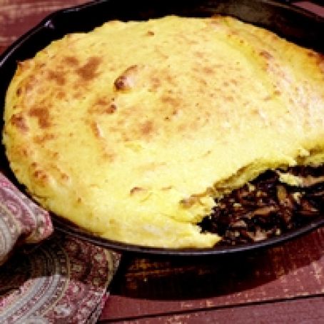 Mushroom and Corn Spoon Bread