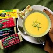 Light Cheddar Butternut Squash Soup