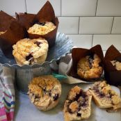 Vegan Blueberry Cinnamon Streusel Coffee Cake Muffins