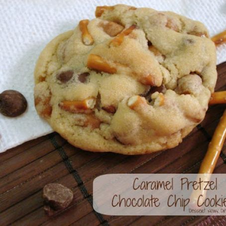 Caramel Pretzel Cookies