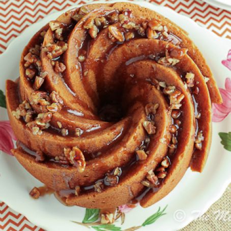 Sweet Potato Bourbon Bundt Cake