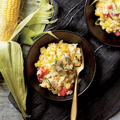 Creamy Corn Risotto