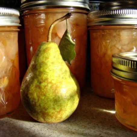 Ginger Pear Preserves Recipe