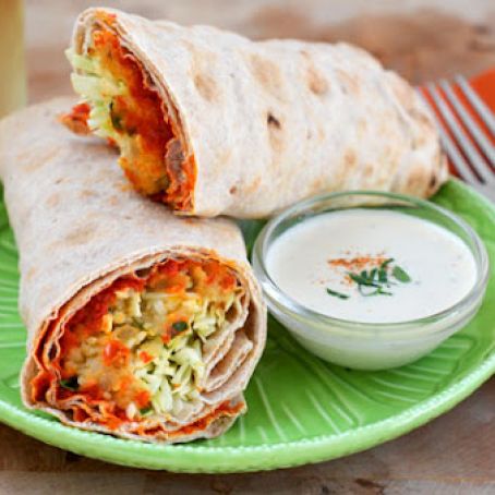Spicy Lentil Wraps