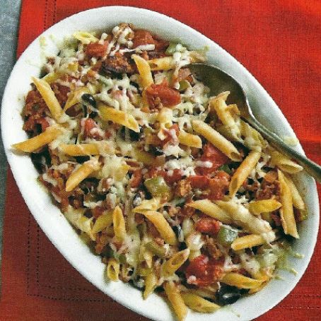 Beef, Cheese, and Noodle Bake