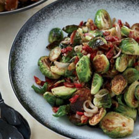 Caramelized Brussels Sprouts with Pancetta