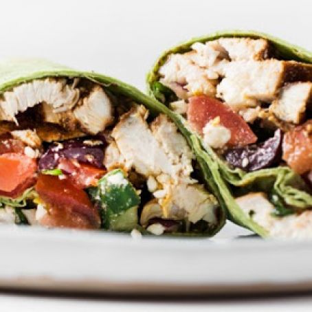 Mediterranean Chicken Wrap