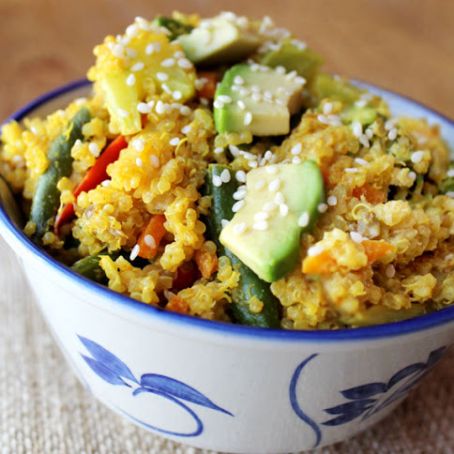 Quinoa Curry Bowl