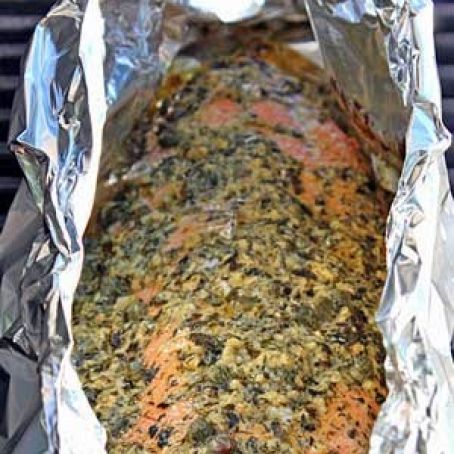 Steamed Gingered Salmon with Warm Citrus Sauce