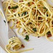 Pasta with Dandelion Stems