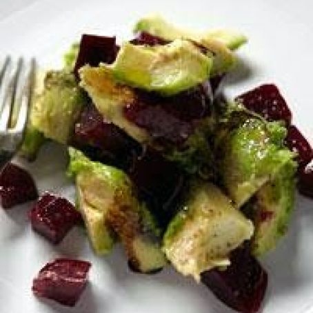 Roasted-Beet-and-Avocado Salad