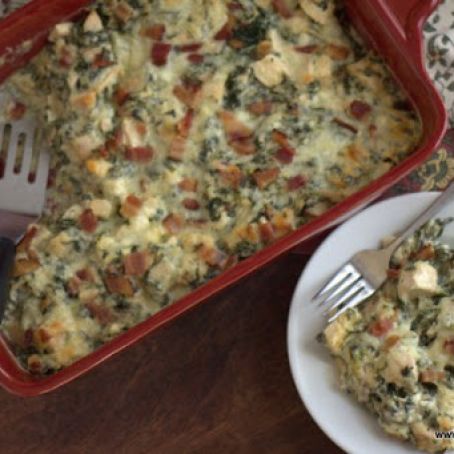 Bacon Chicken Caesar Casserole