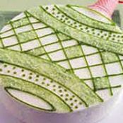 Chocolate Cream Ornament Cake