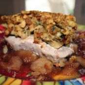 Pork Chops with Apples and Stuffing