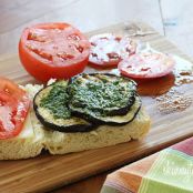Eggplant Panini with Pesto