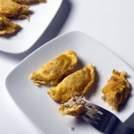 EGG WRAPPED CHICKEN DUMPLINGS