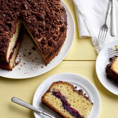 Cherry-Chocolate Coffee Cake