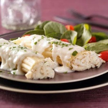 Crab-Stuffed Manicotti Recipe