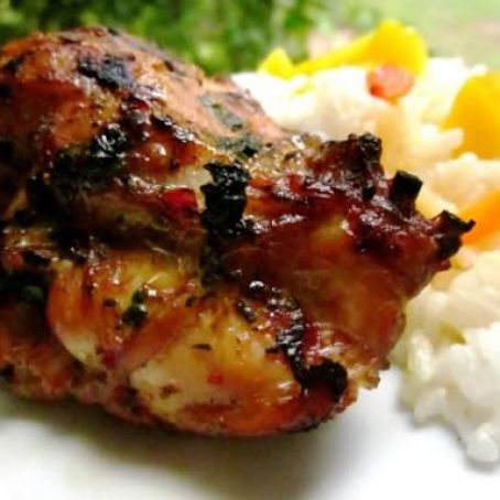 Thai Grilled Chicken Thighs