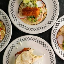 Beer-Battered Fish Tacos with Chipotle Crema